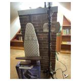 Coat rack, metal old metal ironing, board a