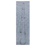 22 inch .925 sterling necklace Italy, 2.27g