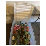 Tote full of floral decor