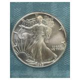 1989 American Silver Eagle 1 oz silver coin