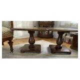 Two Ethan Allen Heirloom Nutmeg maple colonial