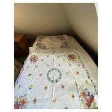 Decorative table cloths and doiley pillow cases