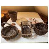 Baskets, including handmade