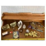 Jesus hands book ends, Noahï¿½s Ark hanging, angel