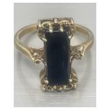 Victorian Revival 10k FM yellow gold filled ring