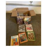 Gun books and magazines box full