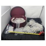Strands of pearls with box