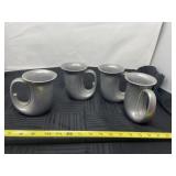 Pewter? French horn mugs