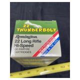 22 thunderbolt Remington 22 long rifle high-speed