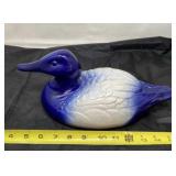 Staffordsmire blue and  white duck.
