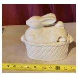 Japan rabbit tureen  with ladle.