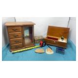 Jewelry boxes includes one with music box
