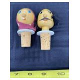 Vintage wooden bottle stoppers.