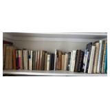 All books on shelf.