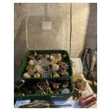 Christmas ornaments and decor.