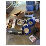 Contents on floor cassette Radio kitchenware a