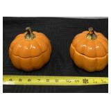 Pumpkin & Salted Carmel candles.