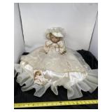 The Prestige Collection doll (Brooke) and smaller