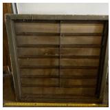 Exhaust fan shutter.