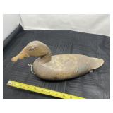 Old wooden decoy duck