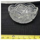 American Brilliant Period cut glass bowl.