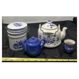 Country Living and Japan teapots, canister and