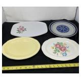 Monterrey Stoneware plate, two serving platters