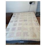 Two cutter quilts, stains, and worn