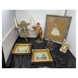 Figurines book Ins pictures brass candle wall