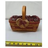 1990 Christmas Collection Longaberger Basket