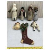 Olde World Reflections snowmen and Santaï¿½s.