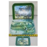 John Deer & Coca-Cola Trays