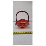 Indiana Carnival Glass Basket