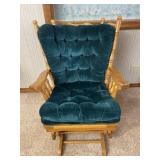 Oak Glider rocker