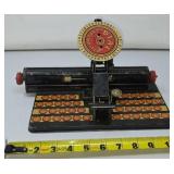 VINTAGE MARX DIAL TYPEWRITER Mid-Century