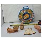 Old Squeak Toys & Fisher Price See & Say
