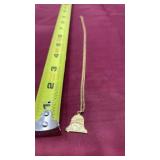 Pink pendant, 10 karat gold filled with 14 karat