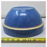 Uhl Pottery Periwinkle Blue Stoneware Bowl: 1930s