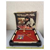 1973 Pendulum Pool game with original box.