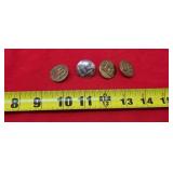 WWII Colllar Disc Pins