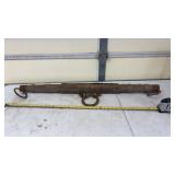 Antique wooden singletree yoke,