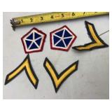 U.S. Army V (5th) Corps shoulder patches, United