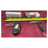 Cheetah and Dakota outdoor cutlery knives