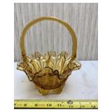 Old Virginia Glass basket.
