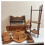 Wooden Home Decor-Shelves, Letter Holder