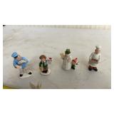 Lefton Christmas figurines 1989, 87, 93