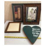 Wood Home Decor & Picture Frames
