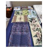 Table runners and place mats.