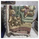 Quilt rack,throw blankets