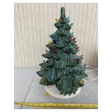 Ceramic light up Christmas tree.